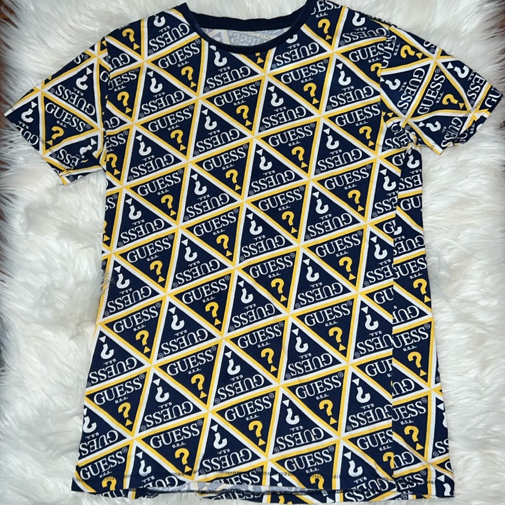Boys Guess Logo Short Sleeve T-shirt Size 14